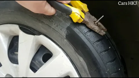 how to replace a flat tire without professional help