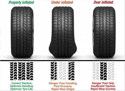 How to check spare tire pressure before changing